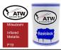 Preview: Mitsubishi, Infared Metallic, P19: 500ml Lackdose, von ATW Autoteile West.